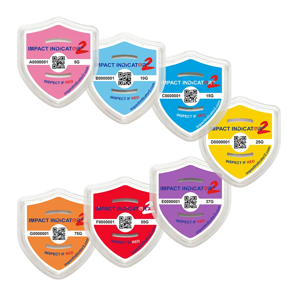 Shock Impact Indicator 2 Impact Label Snsor Sticker Series