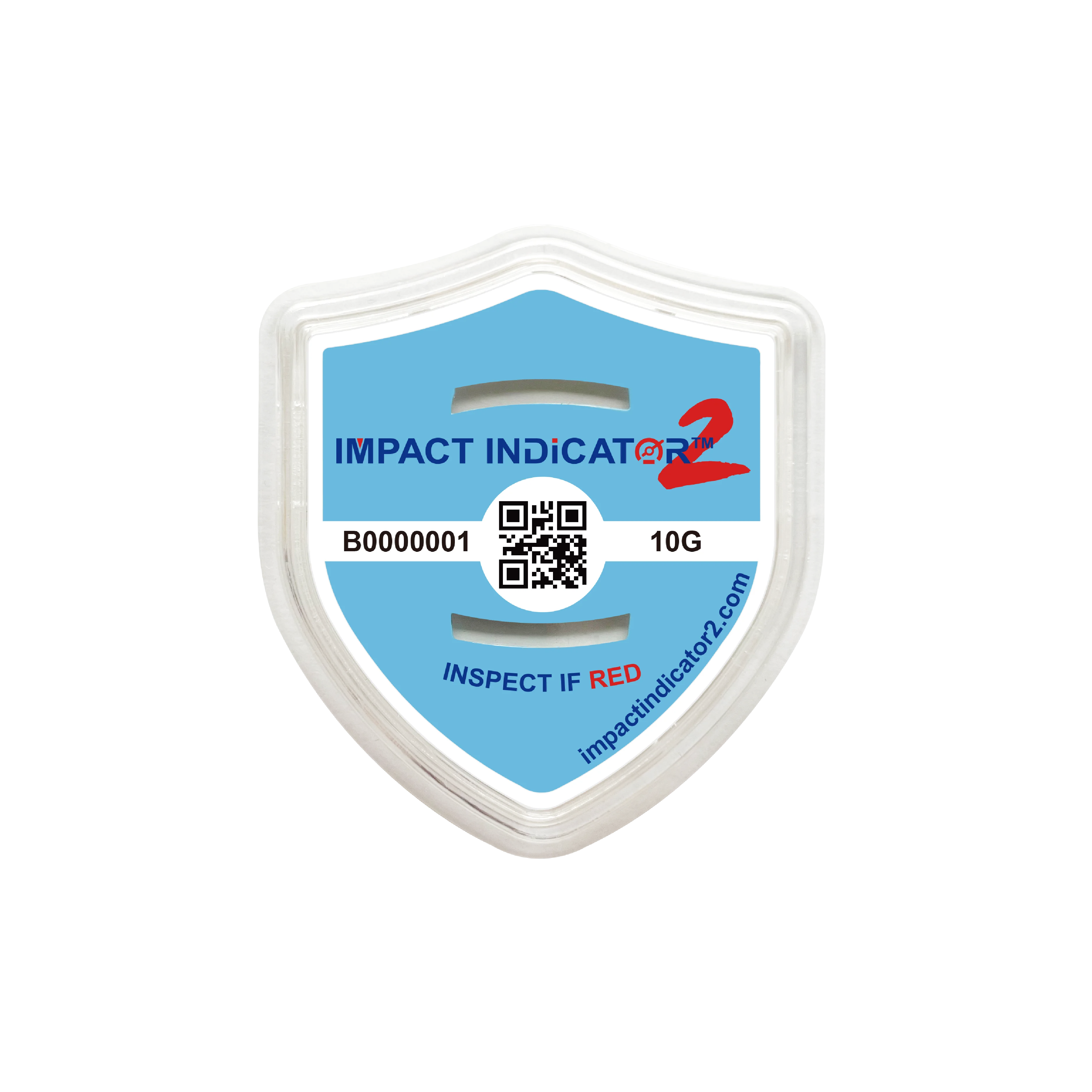 Shock Impact Indicator 2 10g Impact Label Snsor Sticker