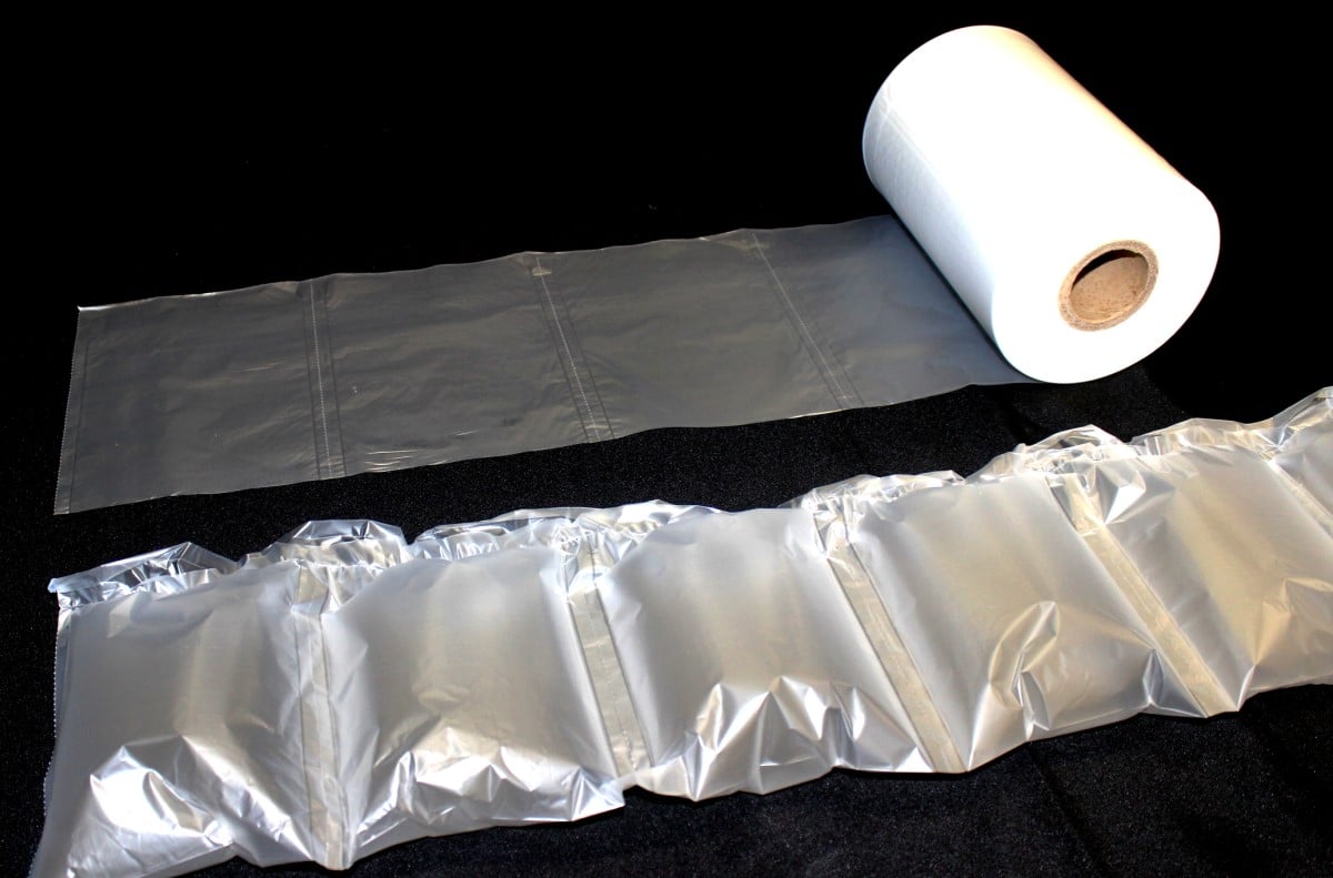 Buffer material bubble bag square type