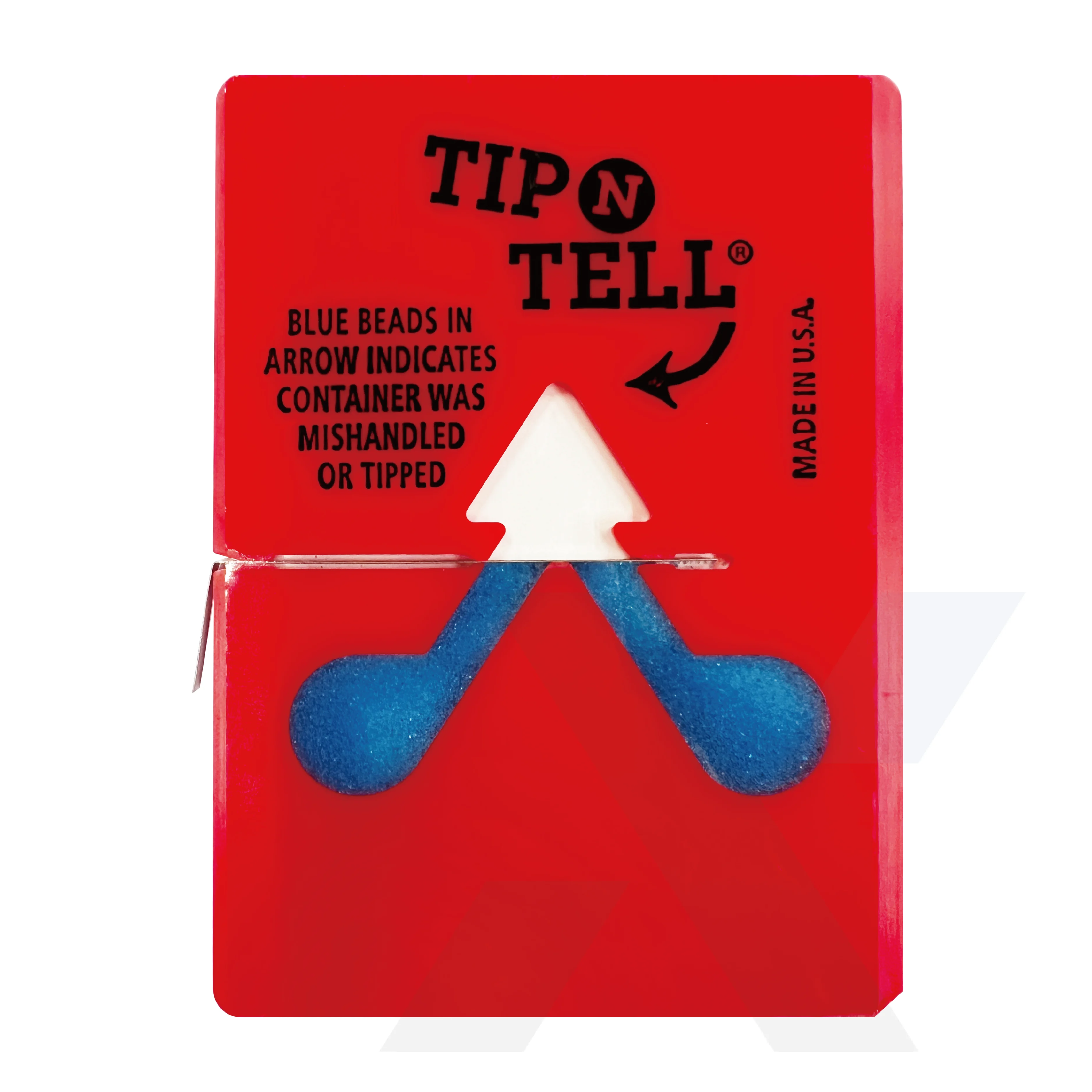 Tip N Tell Red Sensor Tip And Tell Damage Indicators Shipping Label